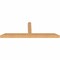 Ekena Millwork Portland Smooth Timber Gable Bracket, Western Red Cedar, 96"W x 32"H x 5 1/2"D x 5 1/2"F, 8/12 Pitch GBW096X32X0606POR00SWR - alternate 2